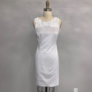 Etcetera Sequined Silver Event Dress
